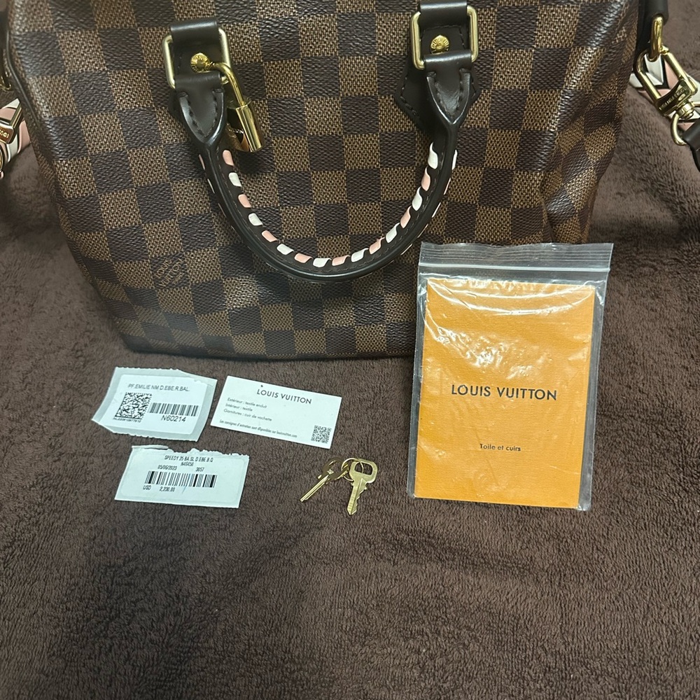 Louis Vuitton Brown Checkered Speedy Bag